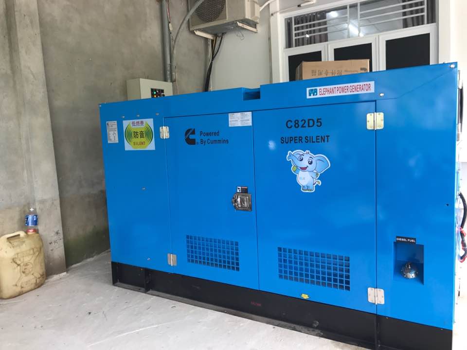 Cung cấp lắp đặt máy phát điện cummins model C82D5 cho công ty Quốc Phong Khánh Hoà